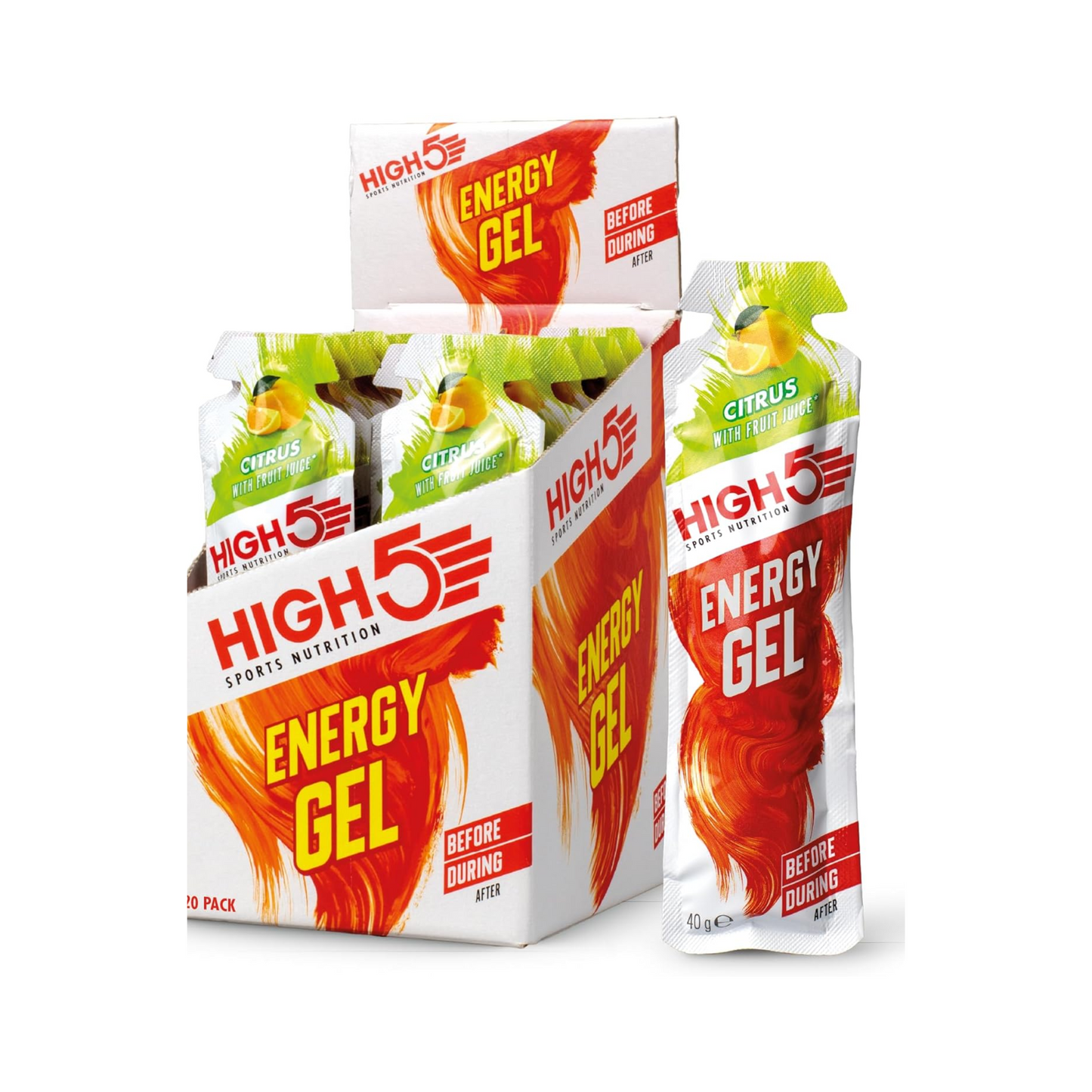 High5 Energy Gel Citrus 20x40g