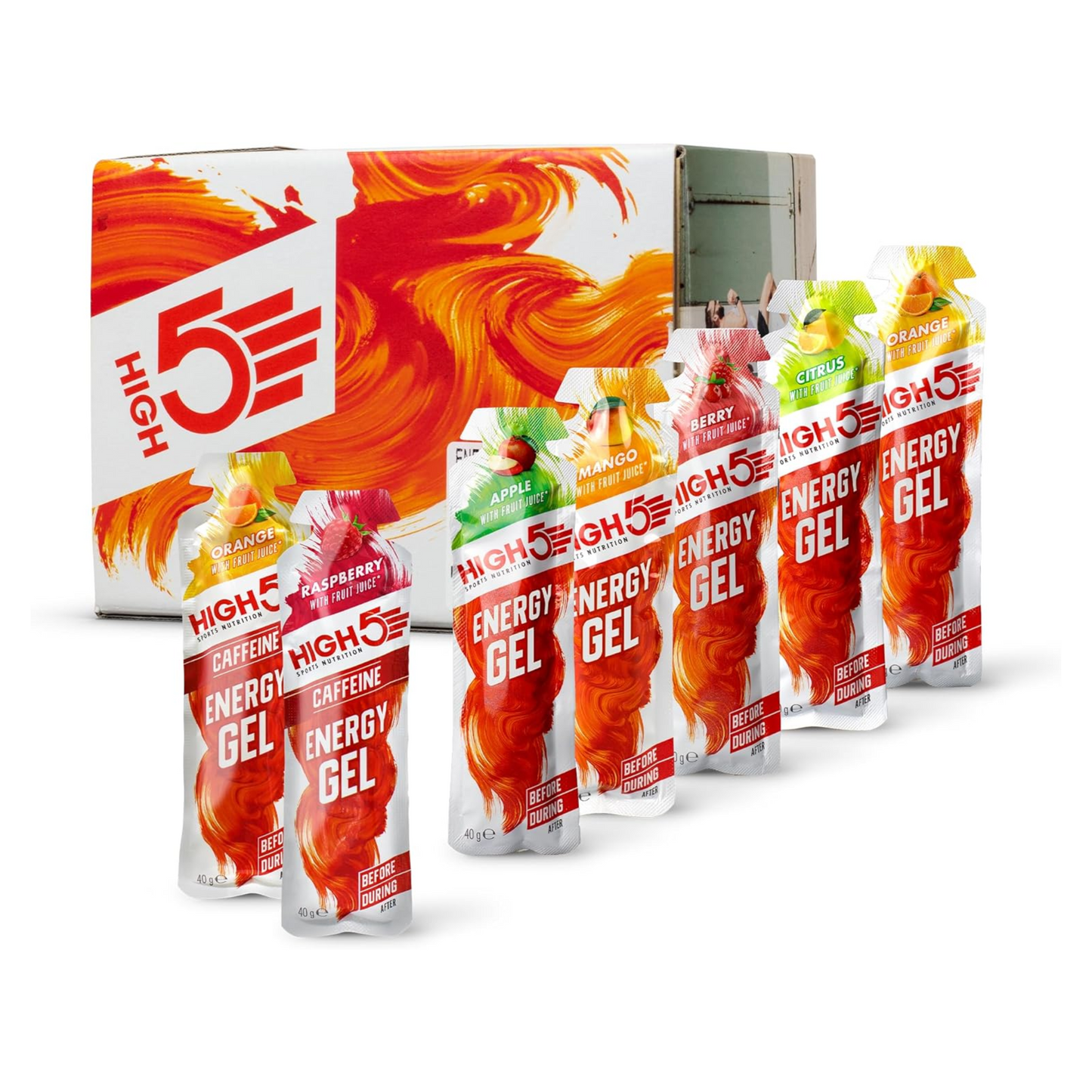 High5 Energy Gel Mixed Flavours 20x40g