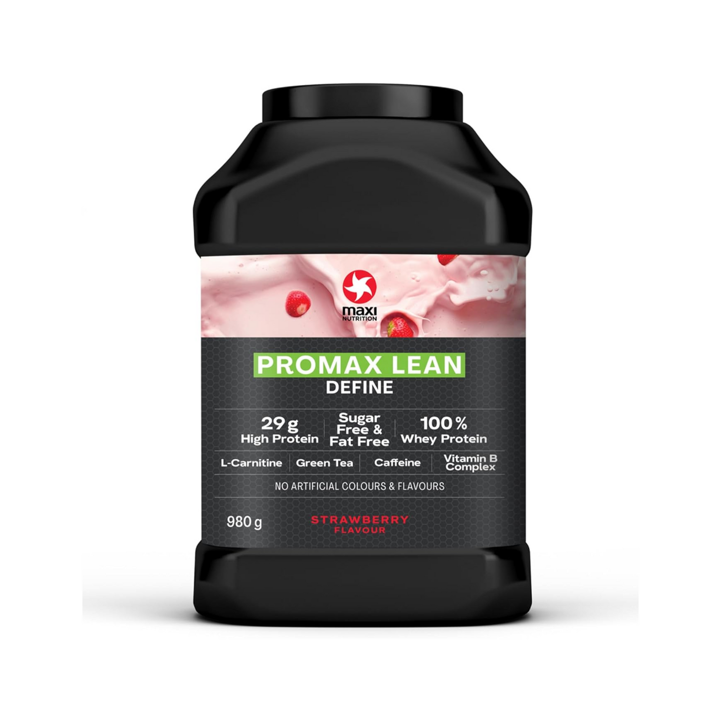 MaxiMuscle Promax Lean Powder Strawberry 980g