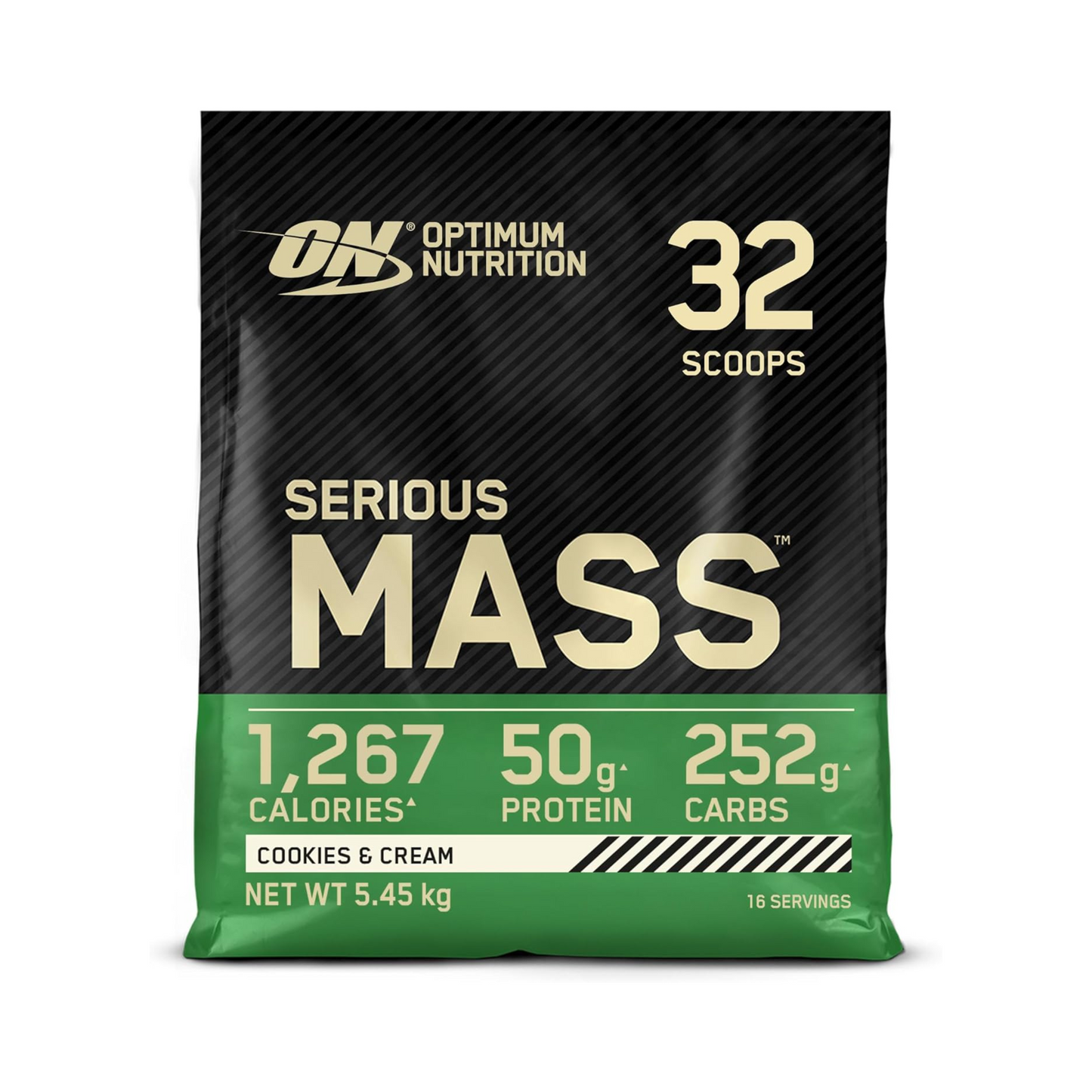 Optimum Nutrition Serious Mass Cookies & Cream 5.45kg