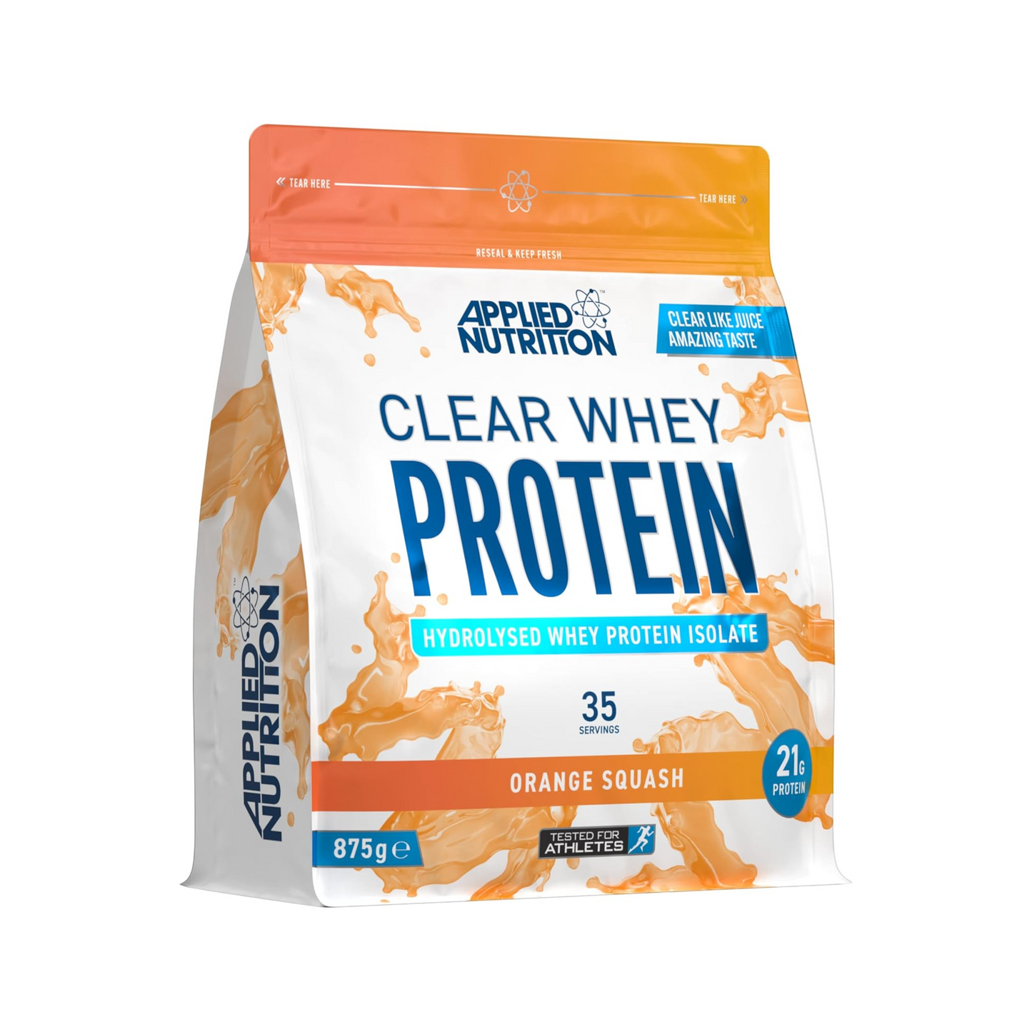 Applied Nutrition Clear Whey Orange Squash 875g