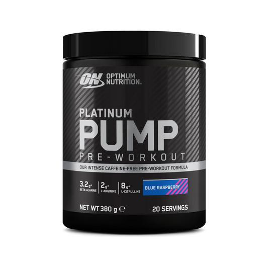 Optimum Nutrition Platinum Pump Blue Razz 380g